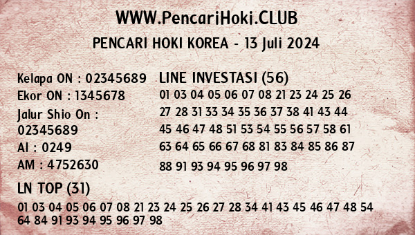 Prediksi Korea