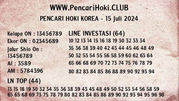 Prediksi Korea