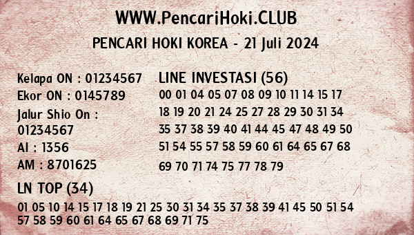 Prediksi Korea