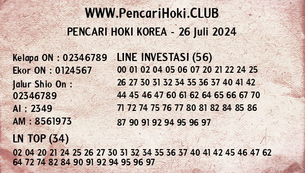 Prediksi Korea