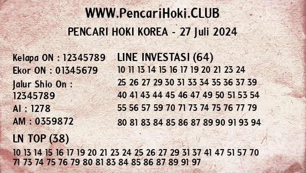 Prediksi Korea