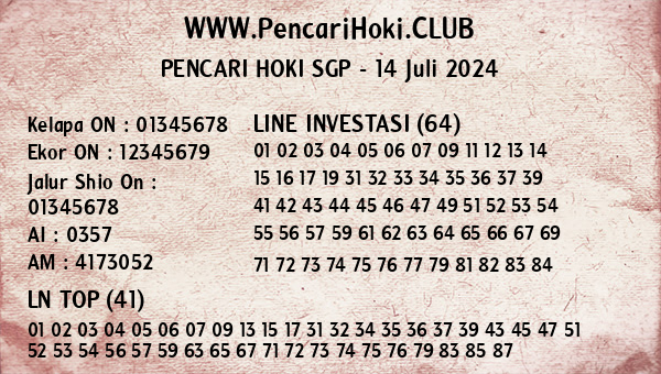 Prediksi SGP